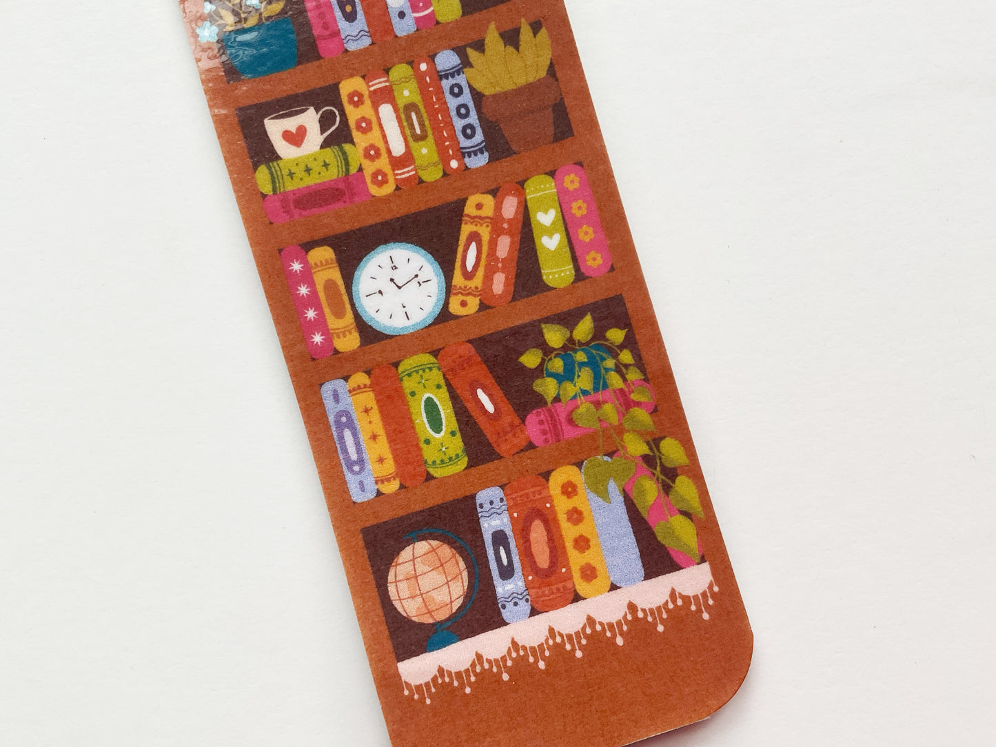 Bookshelf Bookmark – Colorful Design for Book Lovers