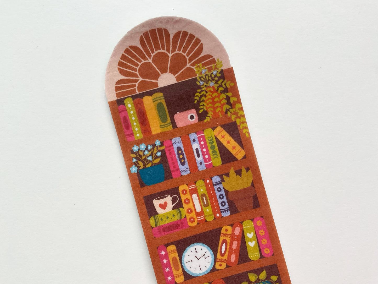 Bookshelf Bookmark – Colorful Design for Book Lovers