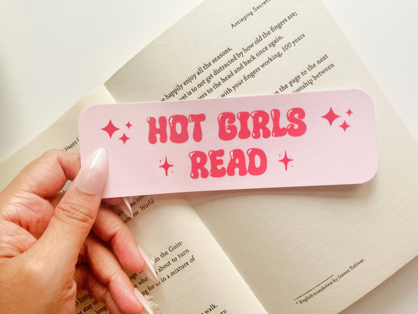 Hot Girls Read Bookmark – Bold, Stylish, and Durable