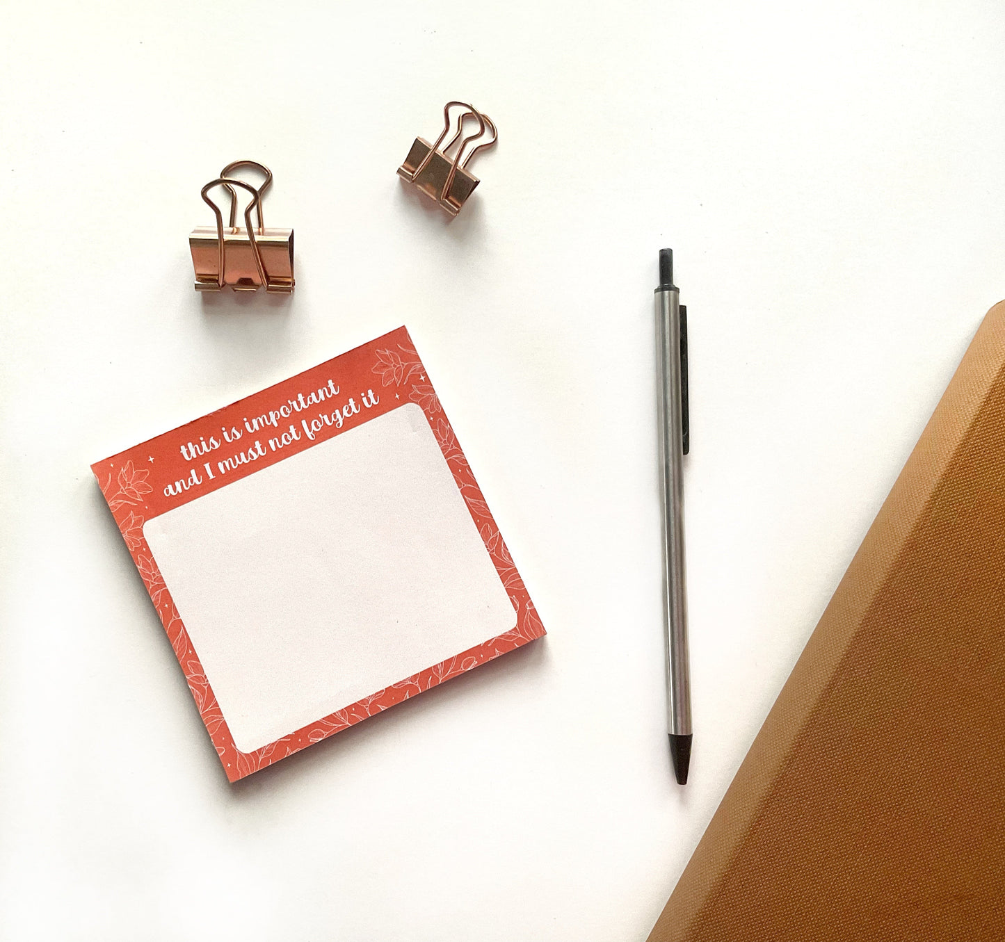 "This Is Very Important" Memo Pad – Elegant and Purposeful