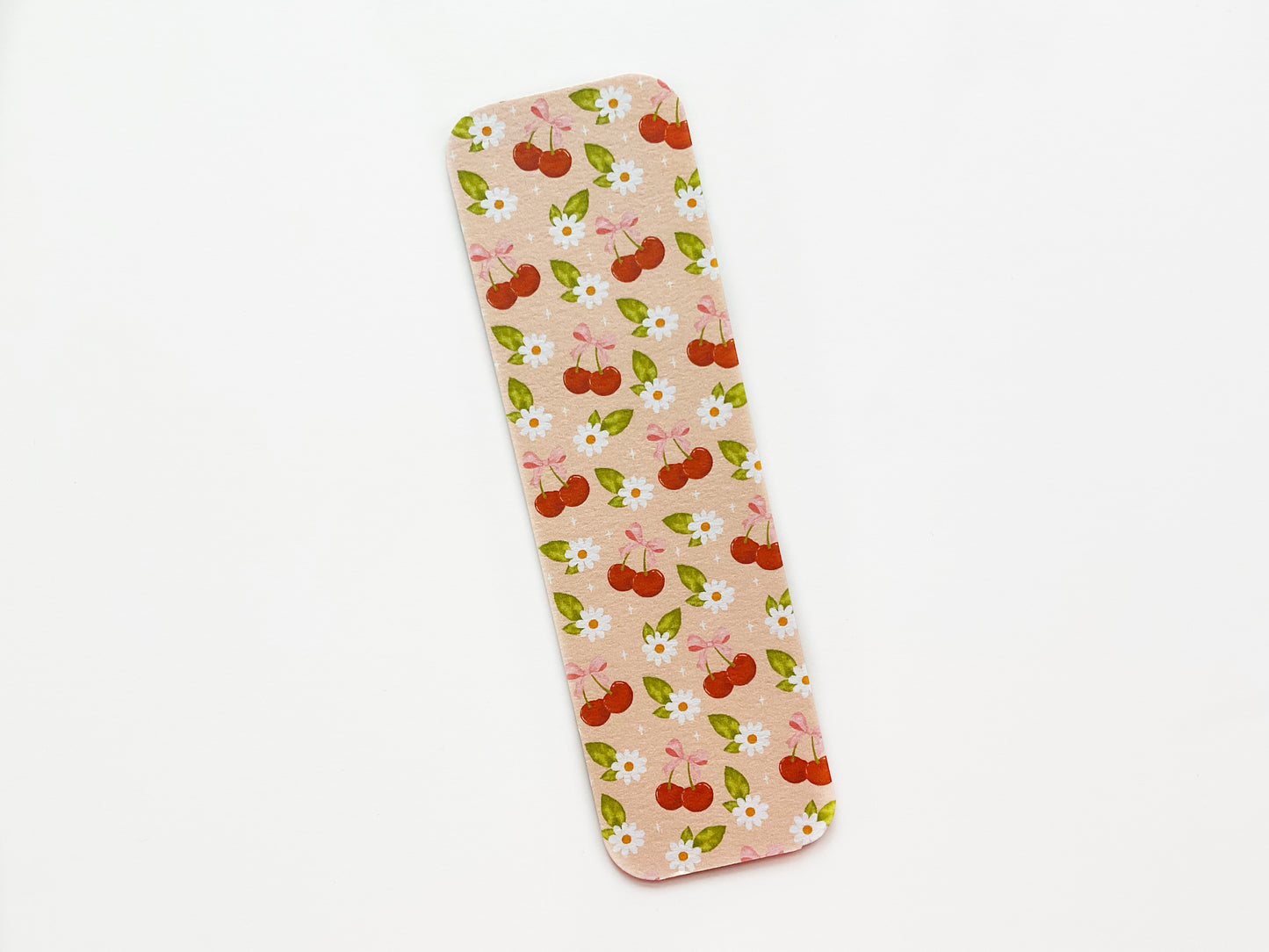 Cherry Daisy Bookmark – Sweet and Cheerful Design