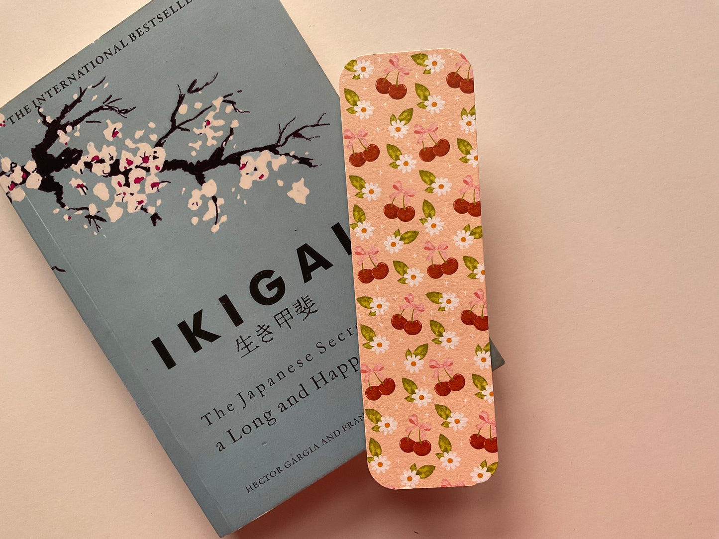 Cherry Daisy Bookmark – Sweet and Cheerful Design