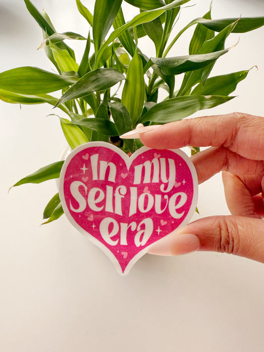 In My Self Love Era Sticker – Celebrate Your Journey