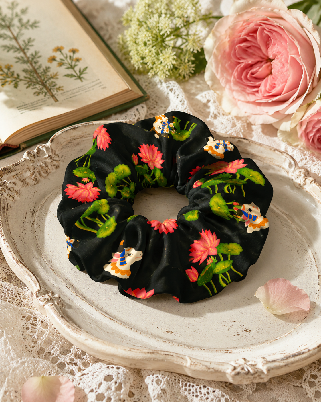 Vrindavan Nights scrunchie
