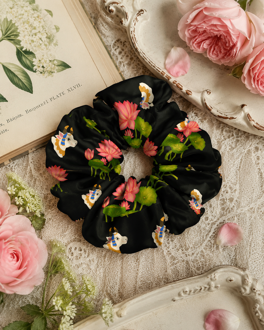 Vrindavan Nights scrunchie