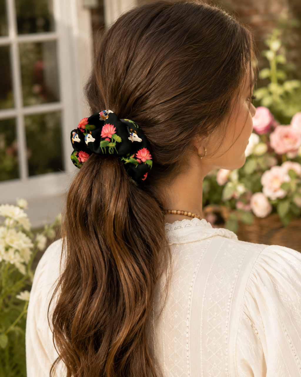 Vrindavan Nights scrunchie