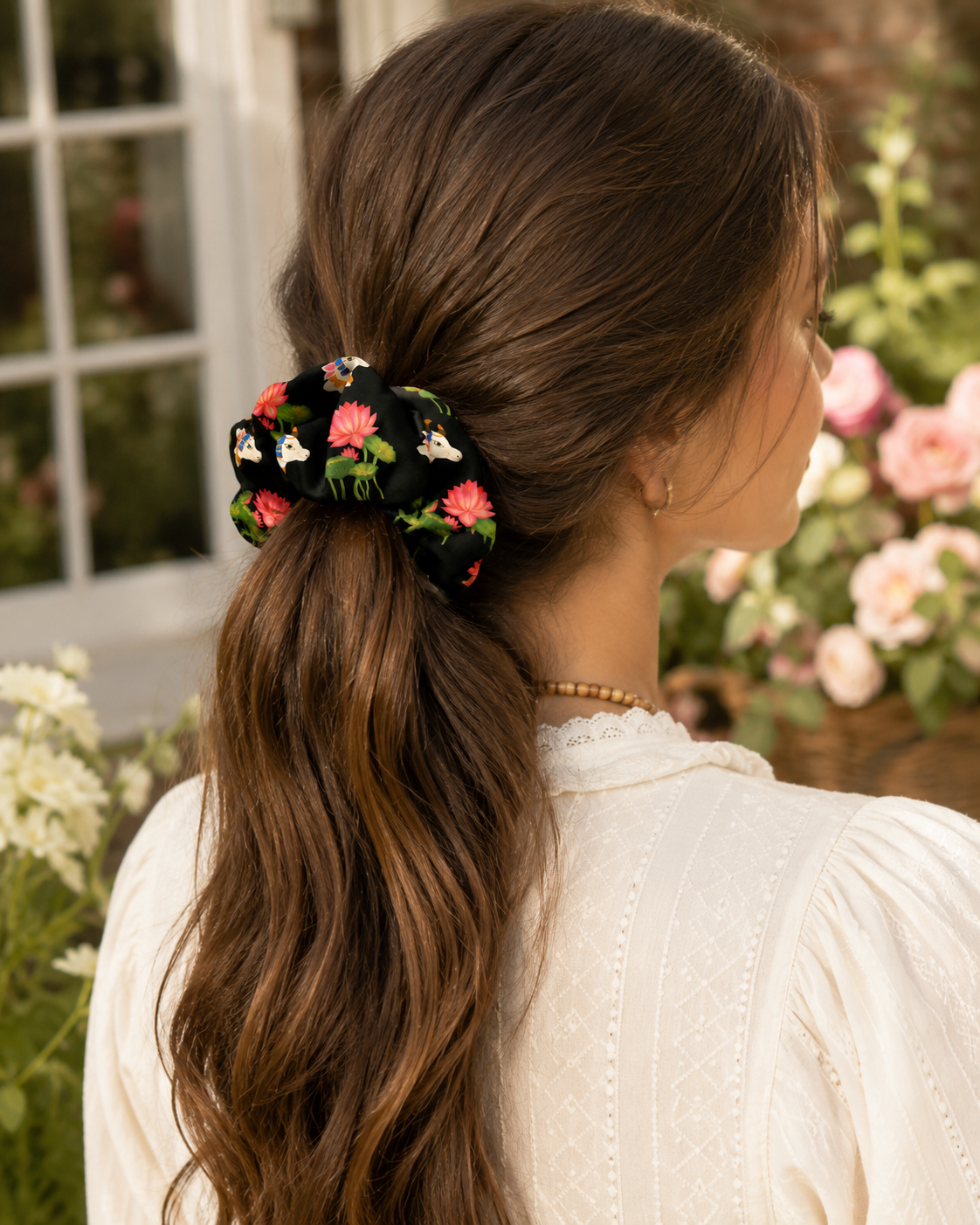 Vrindavan Nights scrunchie