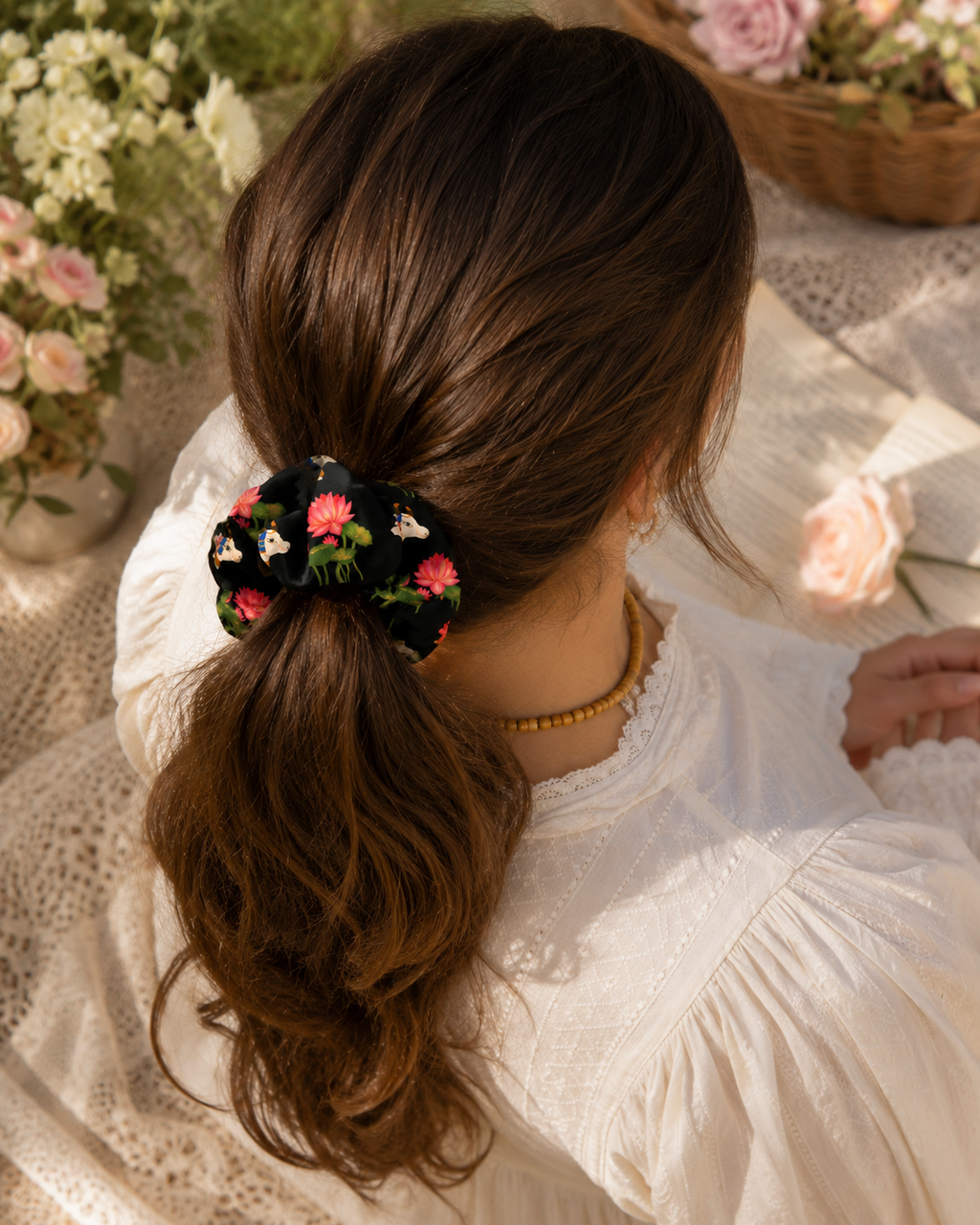 Vrindavan Nights scrunchie