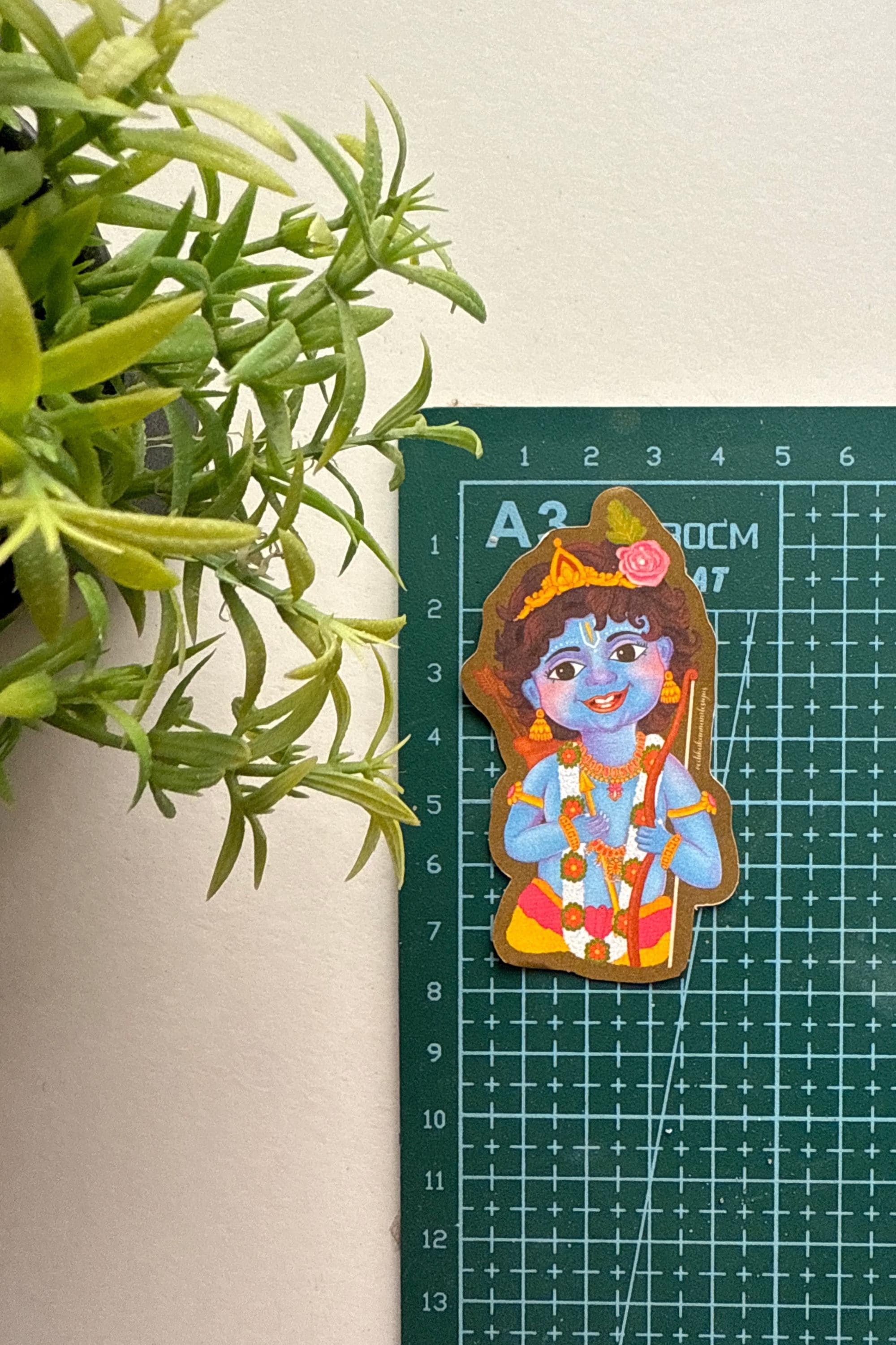 Shri Sita Ram sticker bundle, hindu devotional mantra art, ram navami spiritual gift for devotee, Indian bhakthi aesthetic temple stationery - Image 6
