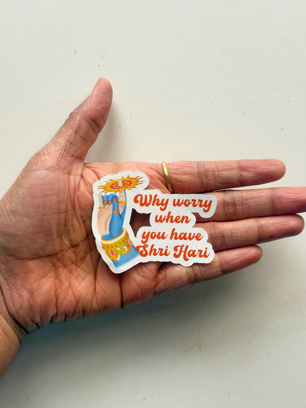 Krishna quotes spiritual Stickers combo - Image 5