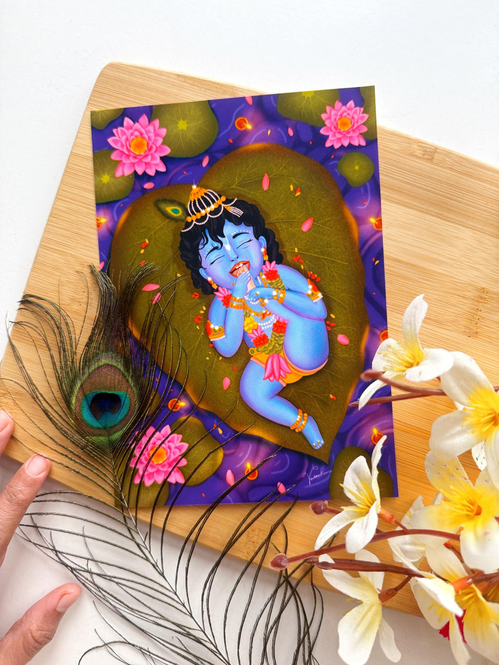 Krishna art print combo - Image 4