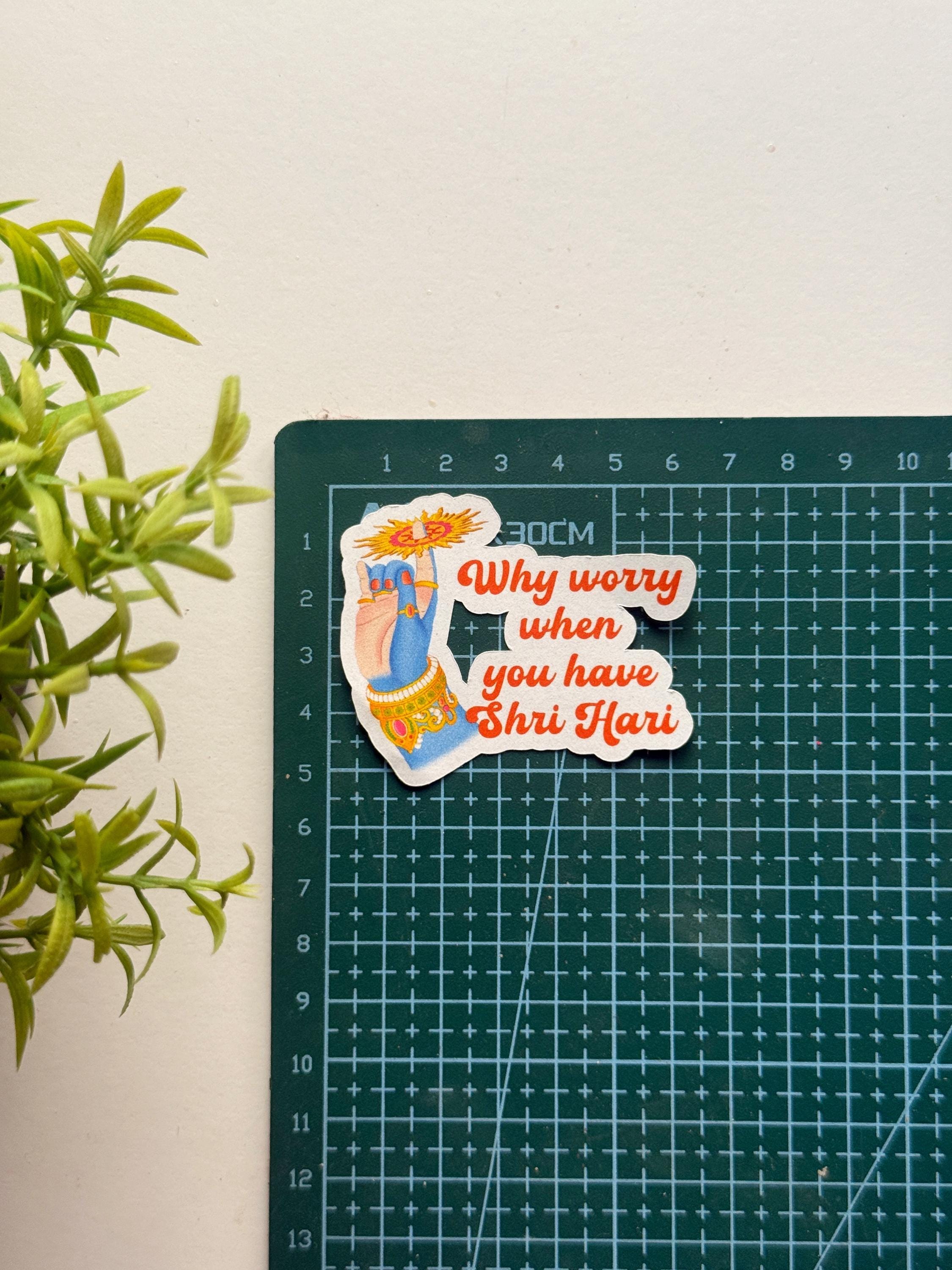 Krishna quotes spiritual Stickers combo - Image 6