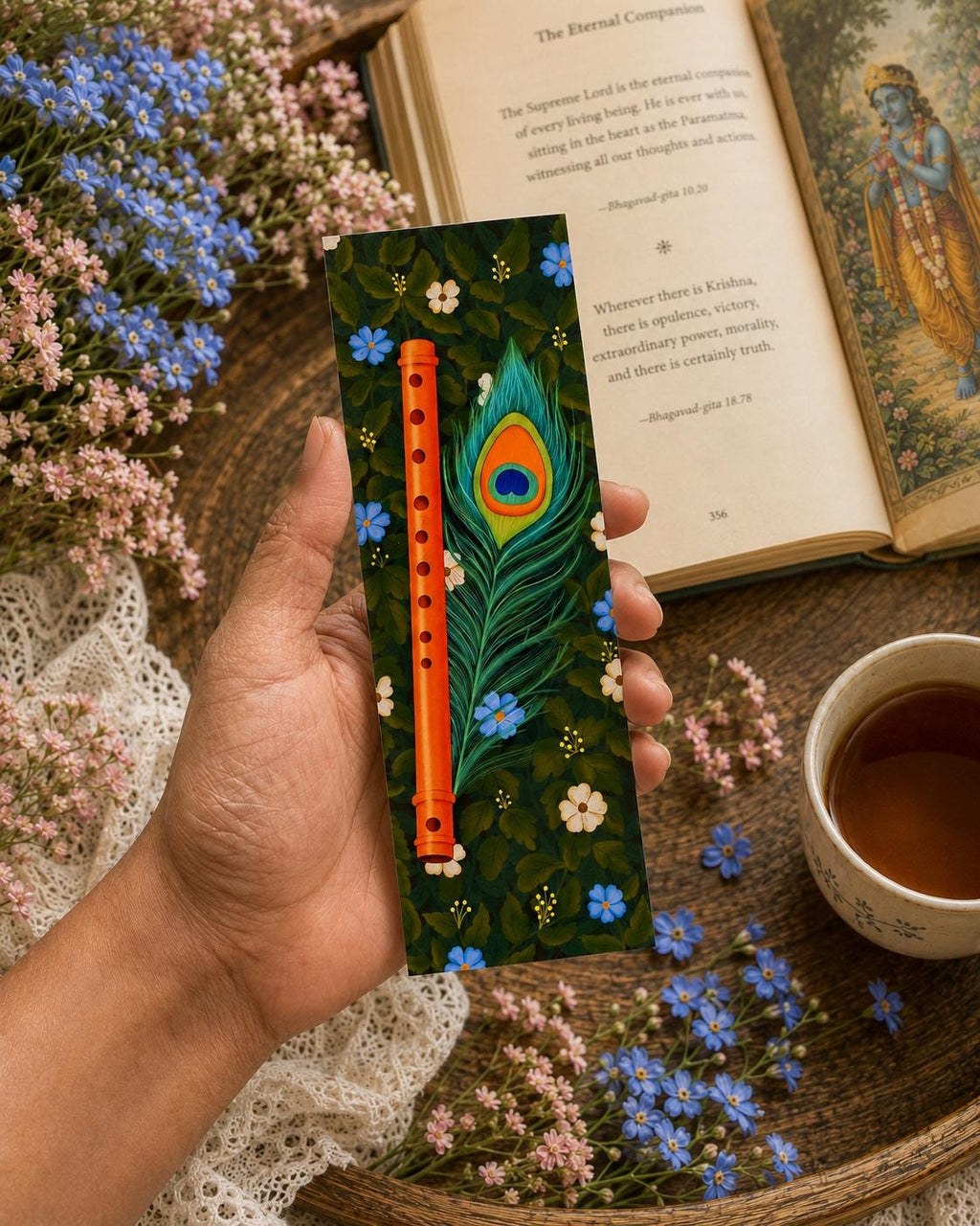 Peacock feather bookmark - Image 1