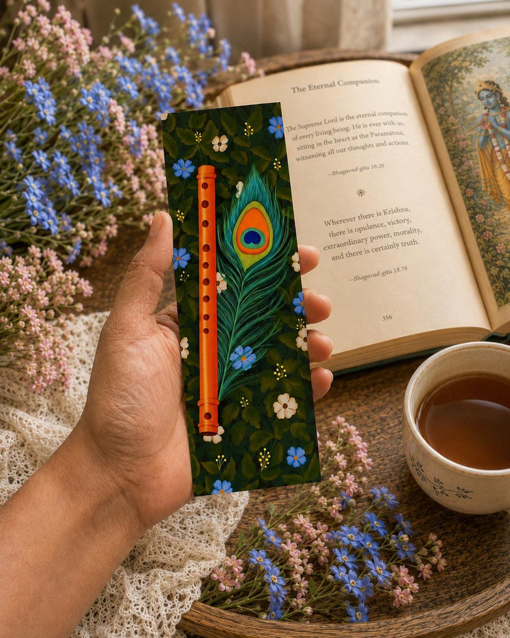 Peacock feather bookmark - Image 2