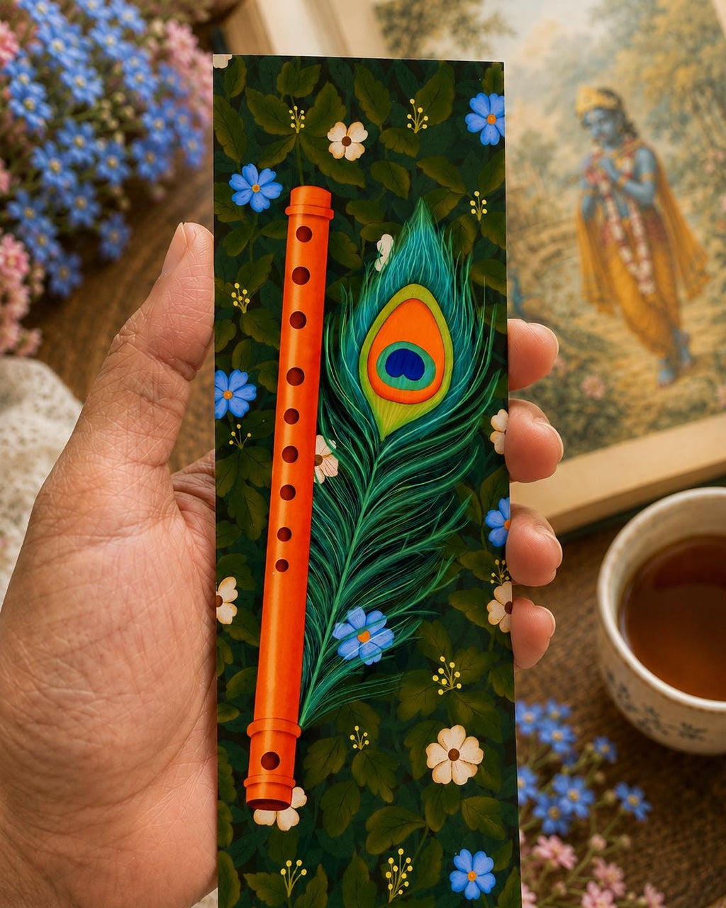 Peacock feather bookmark - Image 5
