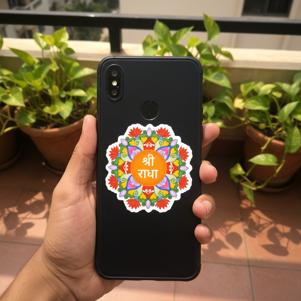 Shri Radha Real Garden Phone Case